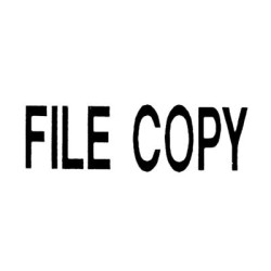 DIXON STAMP 013 FILE COPY RED PRE INKED