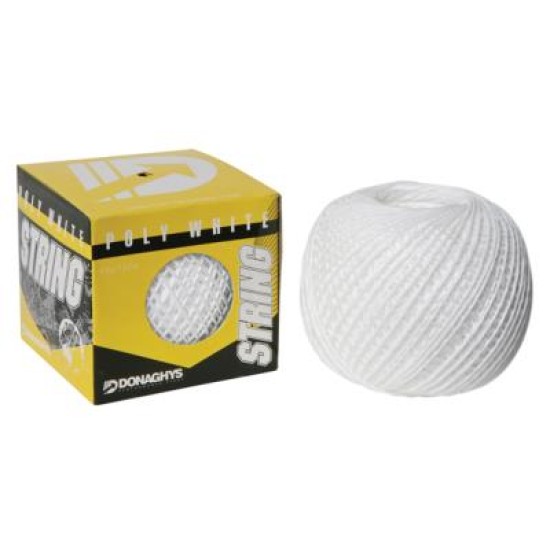DONAGHYS POLY STRING WHITE 60G BOX 150M