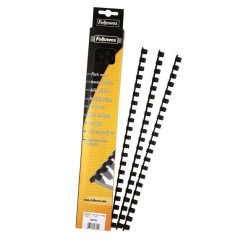 Fellowes Plastic Binding Coils 10mm Black, Pack of 25 Fellowes Plastic Binding Coils 10mm Black, Pack of 25