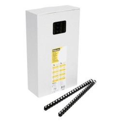 Fellowes Plastic Binding Coils 14mm Black, Pack of 100