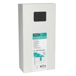 Fellowes Plastic Binding Coils 16mm Black, Pack of 100