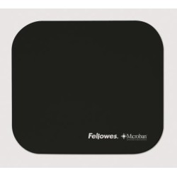 Fellowes Mouse Pad with Microban Black Fellowes Mouse Pad with Microban Black