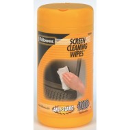 Fellowes Screen Cleaning Wipes, Pack of 100