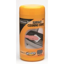 Fellowes Surface Cleaning 100 Wipe Tub Fellowes Surface Cleaning 100 Wipe Tub