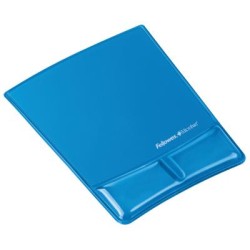 Fellowes Gel Wrist Support Mouse Pad Blue Fellowes Gel Wrist Support Mouse Pad Blue