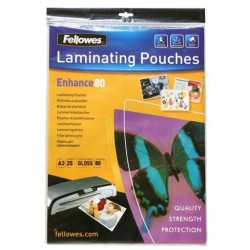 Fellowes Laminating Pouches A3 Gloss 80 Micron, Pack of 25