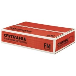 FM FILE SUSPENSION CRYSTALFILE GREEN BOX 50 FOOLSCAP