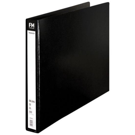 FM RINGBINDER A3 2/26 OBLONG BLACK TRUNKBOARD