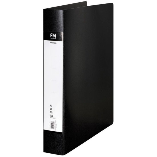 FM RINGBINDER A3 2/50 BLACK TRUNKBOARD