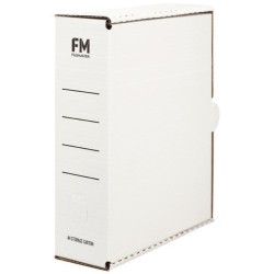 FM STORAGE CARTON WHITE A4 333X255X90MM