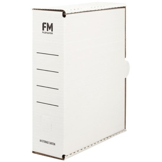 FM STORAGE CARTON WHITE A4 333X255X90MM