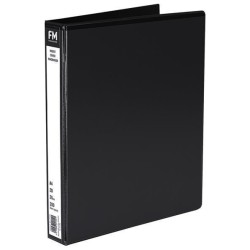 FM BINDER OVERLAY A4 2/26 BLACK INSERT COVER