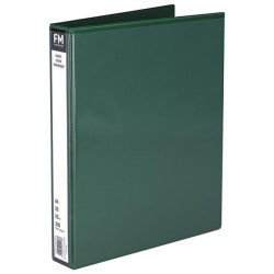 FM BINDER OVERLAY A4 2/26 GREEN INSERT COVER