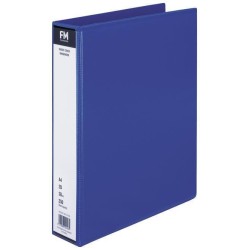 FM BINDER OVERLAY A4 2/38 LIGHT BLUE INSERT COVER