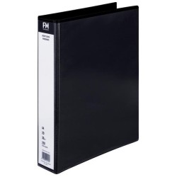FM BINDER OVERLAY A4 2/38 BLACK INSERT COVER