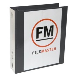 FM BINDER OVERLAY A4 4/50 BLACK INSERT COVER