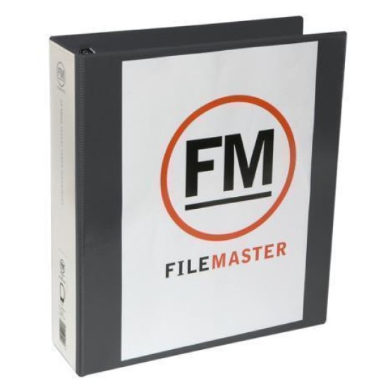 FM BINDER OVERLAY A4 4/50 BLACK INSERT COVER