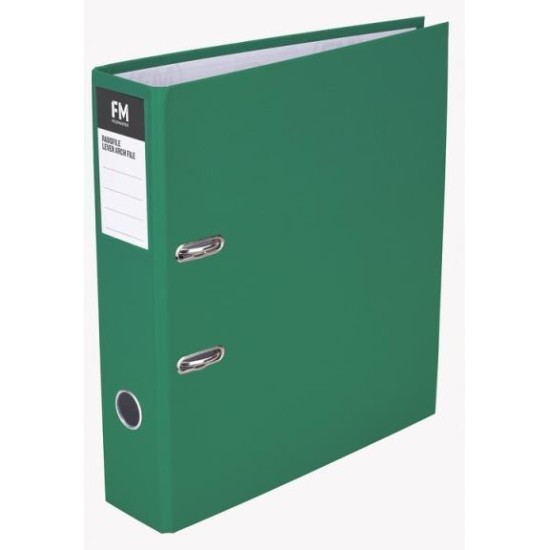 FM BINDER RADOFILE GREEN A4 LEVER ARCH