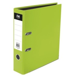 FM BINDER VIVID LIME GREEN A4 LEVER ARCH