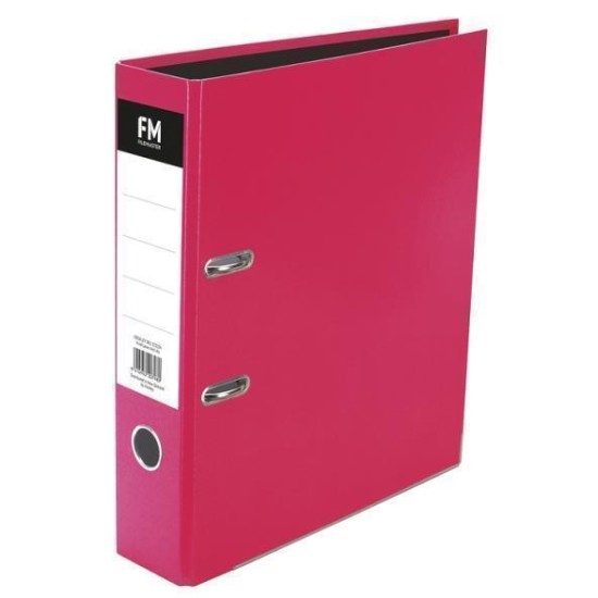 FM BINDER VIVID SHOCKING PINK A4 LEVER ARCH