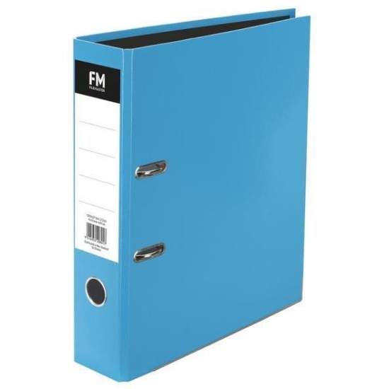 FM BINDER VIVID ICE BLUE A4 LEVER ARCH