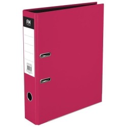 FM BINDER VIVID SHOCKING PINK FOOLSCAP LEVER ARCH