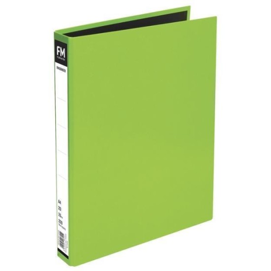 FM RINGBINDER VIVID LIME GREEN A4