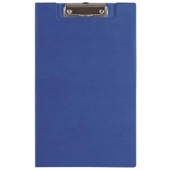 FM CLIPBOARD BLUE WITH FLAP FOOLSCAP