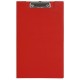 FM CLIPBOARD RED WITH FLAP FOOLSCAP