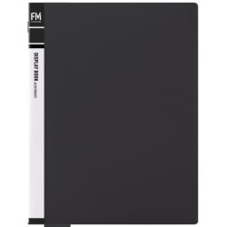 FM DISPLAY BOOK A5 BLACK 20 POCKET