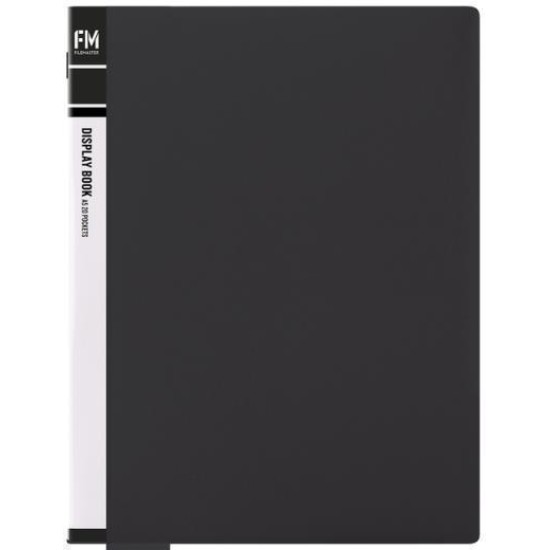 FM DISPLAY BOOK A5 BLACK 20 POCKET