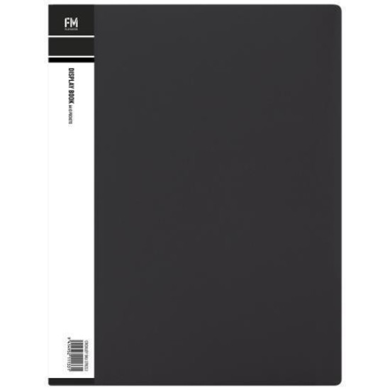 FM DISPLAY BOOK A4 BLACK 10 POCKET