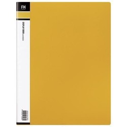 FM DISPLAY BOOK A4 YELLOW 20 POCKET