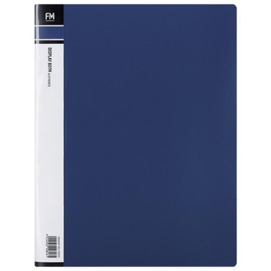 FM DISPLAY BOOK A4 BLUE 20 POCKET