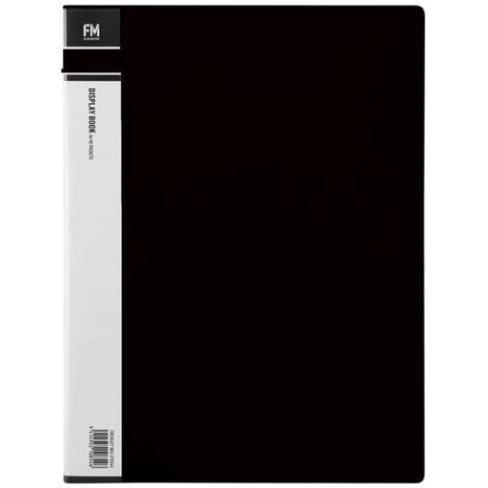 FM DISPLAY BOOK A4 BLACK 40 POCKET