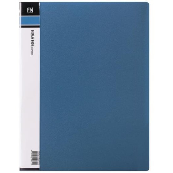 FM DISPLAY BOOK A4 BLUE 40 POCKET