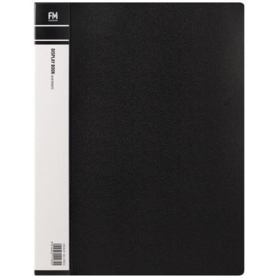 FM DISPLAY BOOK A4 BLACK 60 POCKET