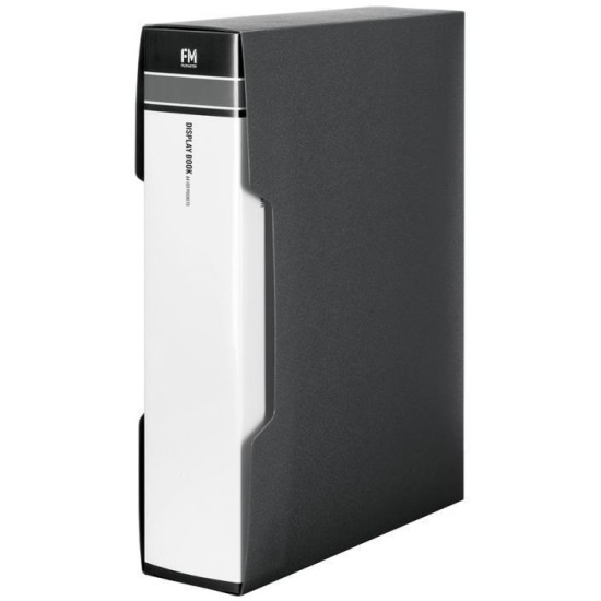 FM DISPLAY BOOK A4 BLACK 100 POCKET