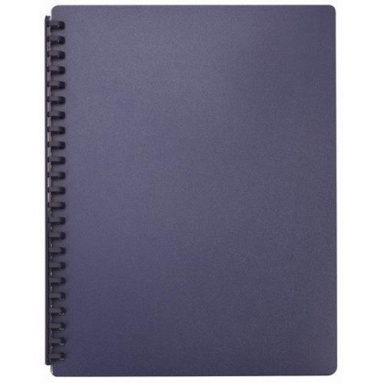 FM DISPLAY BOOK A4 BLUE REFILLABLE 20 POCKET