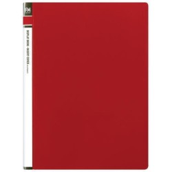 FM DISPLAY BOOK RED INSERT COVER 40 POCKET