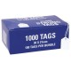 GLOBE HARDWARE TAGS STRUNG 23H 30X21MM BOX 1000