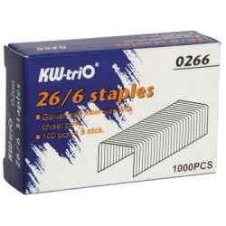 KW-triO Staples 26/6, Pack of 1000 KW-triO Staples 26/6, Pack of 1000