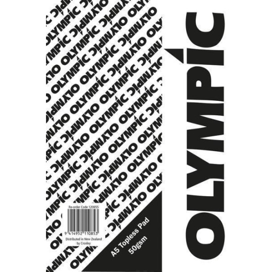 OLYMPIC TOPLESS PAD A5 100 LEAF 50GSM
