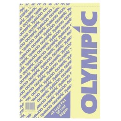 OLYMPIC PAD A4 LEGAL YELLOW PAPER 50 LEAF 80GSM OLYMPIC PAD A4 LEGAL YELLOW PAPER 50 LEAF 80GSM