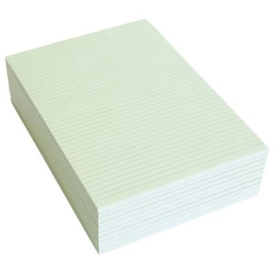 OLYMPIC TOPLESS PAD A4 GREEN 100 LEAF 80GSM