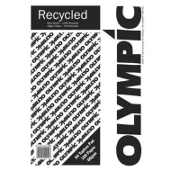 OLYMPIC TOPLESS PAD A4 RECYCLE 160 PAGES 60GSM