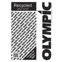 OLYMPIC TOPLESS PAD A4 RECYCLE 160 PAGES 60GSM