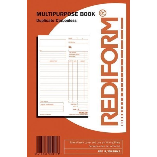 REDIFORM BOOK MULTIPURPOSE R/MULTIBK2
