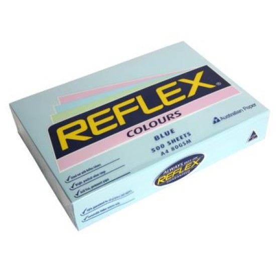 REFLEX PAPER A4 BLUE TINT 80GSM