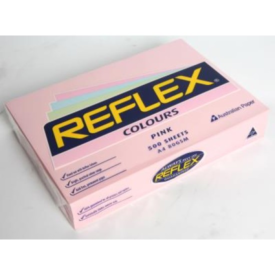REFLEX PAPER A4 PINK TINT 80GSM